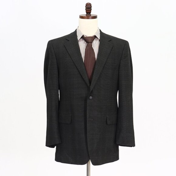 Jos. A. Bank 42L Green Check 2-Button Sport Coat Blazer Jacket B796 - Picture 1 of 11